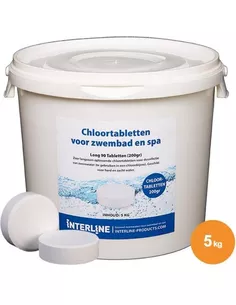 Interline chloortabletten 5 kg (200 gram)