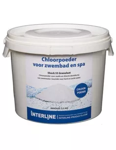 Interline chloor granulaat (choorshock) 2,5 kg