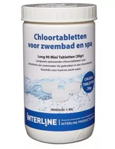 Interline chloortabletten 1 kg (20 gram)