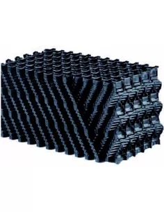 filterblok honingraat zwart 120x30x30cm